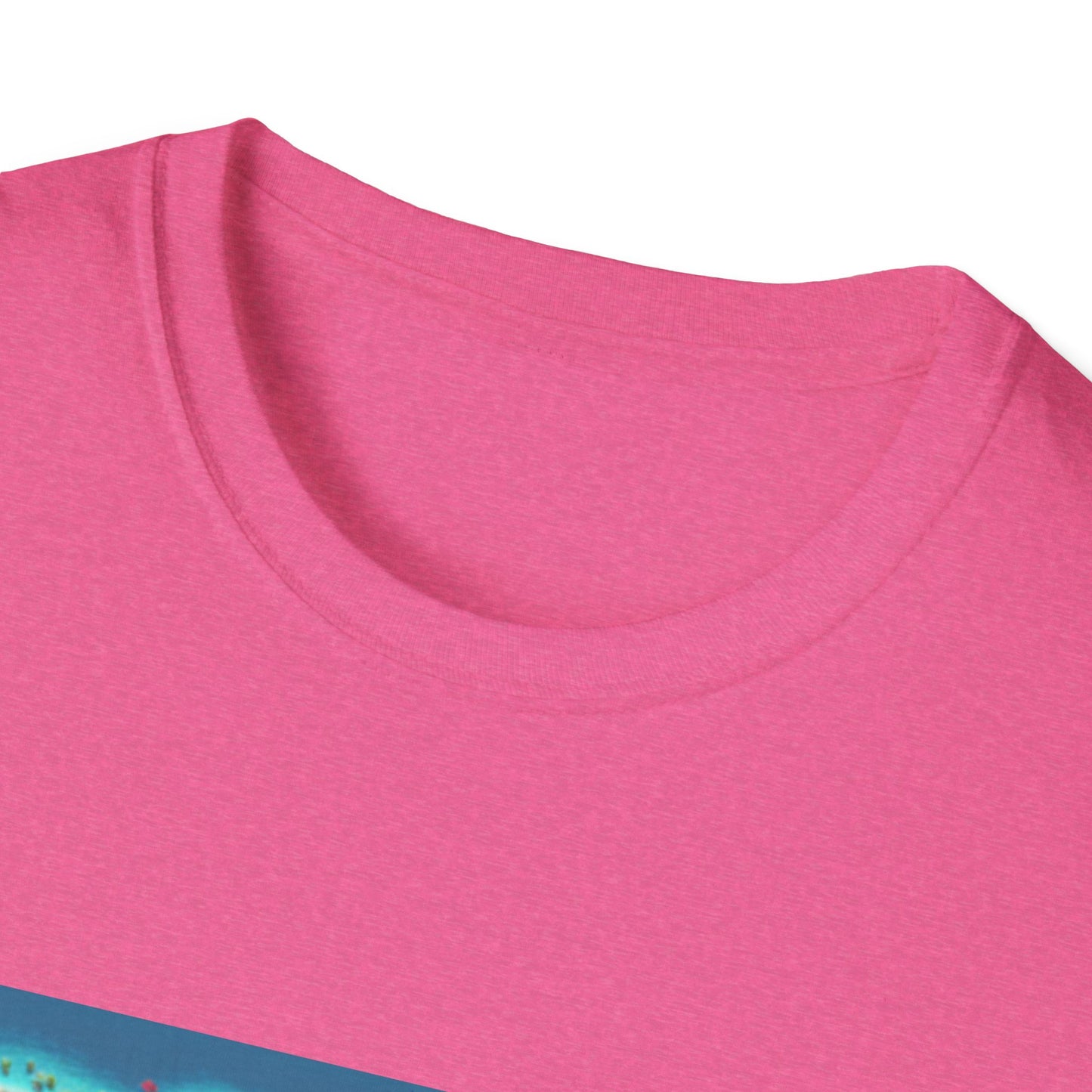 Floral Paradise Unisex Softstyle T-Shirt - Colorful Nature Design