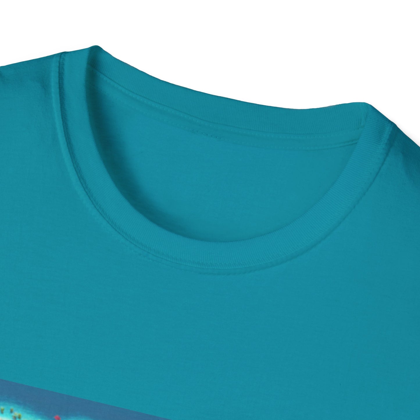 Floral Paradise Unisex Softstyle T-Shirt - Colorful Nature Design