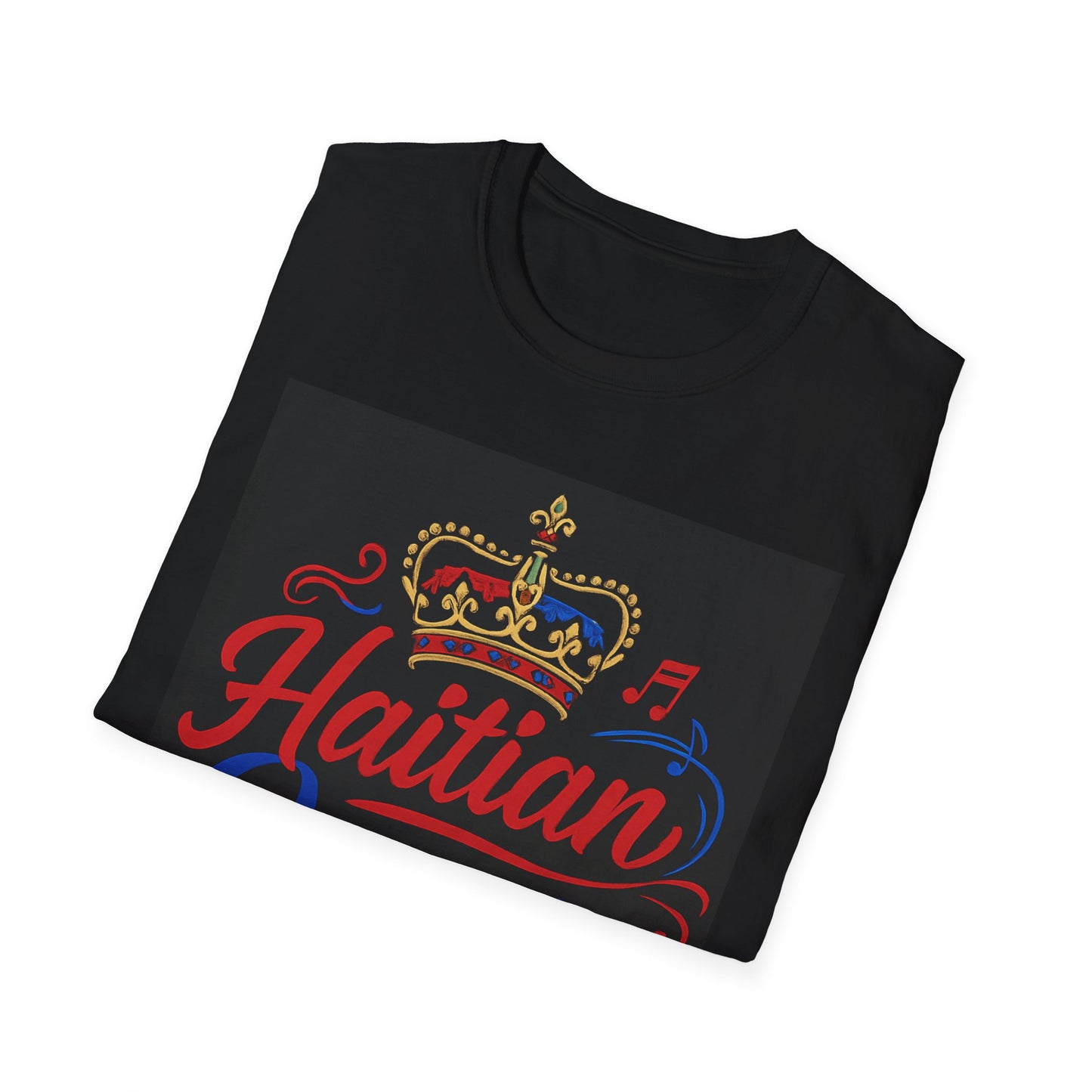 Haitian Queen Unisex Softstyle T-Shirt - Celebrate Heritage and Pride