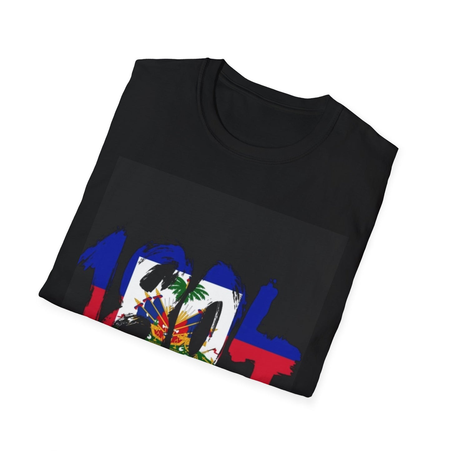 Haitian Pride Unisex Softstyle T-Shirt - 1804 Graphic Tee