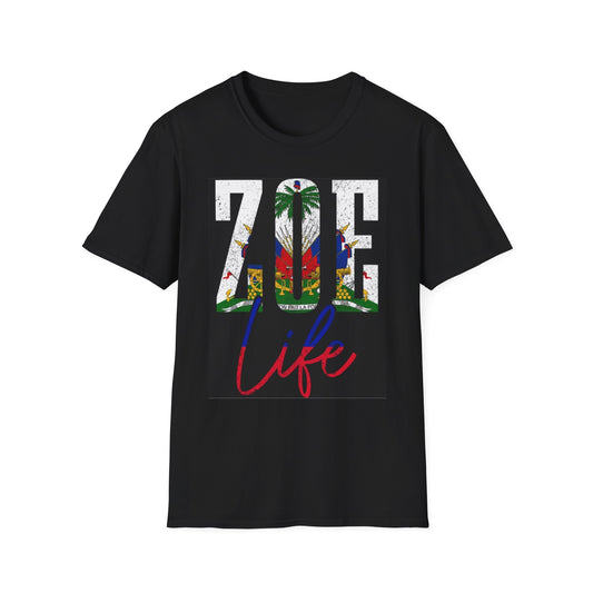 ZOE Life Unisex Softstyle T-Shirt - Celebrate Island Vibes
